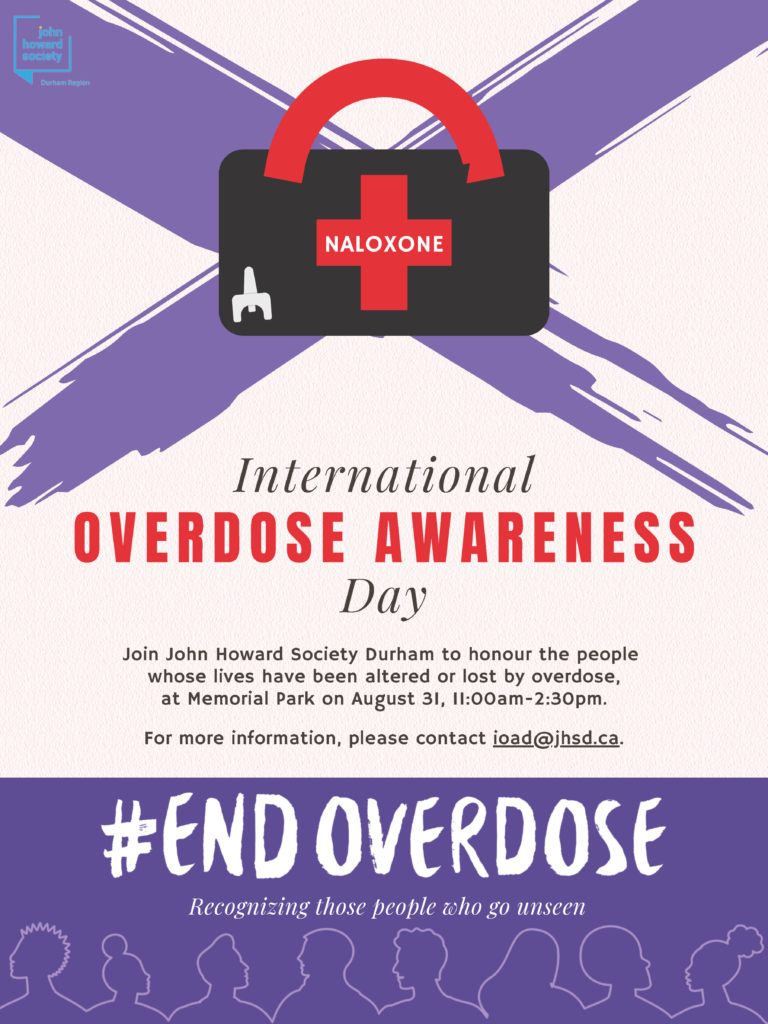 International Overdose Awareness Day August 31 - Homelessness In Durham